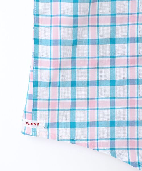 PAPAS / パパス シャツ・ブラウス | パナマドビーチェックシャツ | 詳細8
