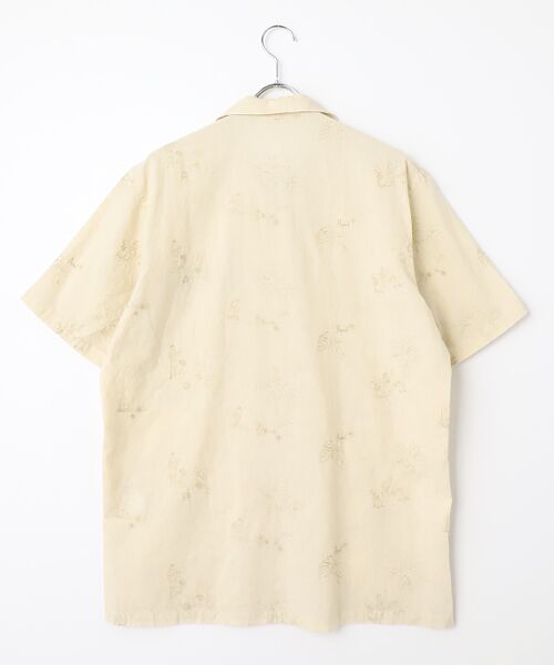 PAPAS / パパス シャツ・ブラウス | 綿麻シャンブレー刺繍シャツ【HAWAIIAN】 | 詳細3
