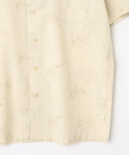 PAPAS / パパス シャツ・ブラウス | 綿麻シャンブレー刺繍シャツ【HAWAIIAN】 | 詳細5