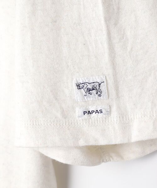 PAPAS / パパス Tシャツ | Re PAPAS PROJECT 岩合氏コラボTシャツ【サイ】 | 詳細2