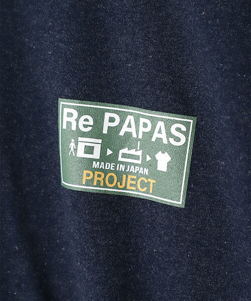 PAPAS / パパス Tシャツ | Re PAPAS PROJECT 岩合氏コラボTシャツ【サイ】 | 詳細7