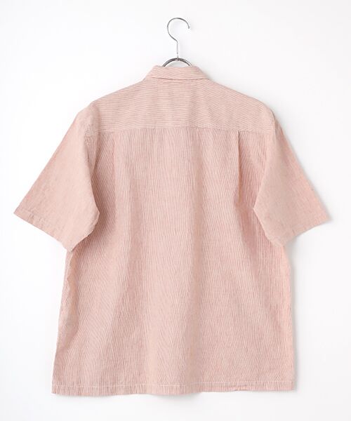PAPAS / パパス シャツ・ブラウス | 綿麻平織パッチポケットシャツ | 詳細1