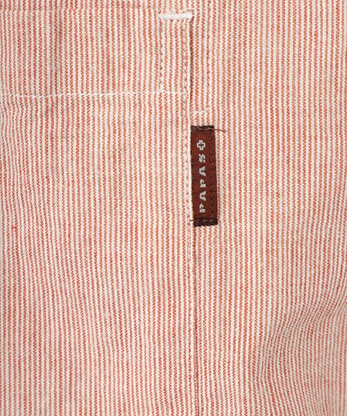 PAPAS / パパス シャツ・ブラウス | 綿麻平織パッチポケットシャツ | 詳細4