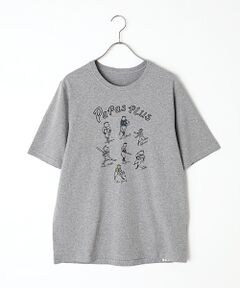 天竺プリントTシャツ