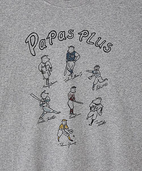 PAPAS / パパス Tシャツ | 天竺プリントTシャツ | 詳細7