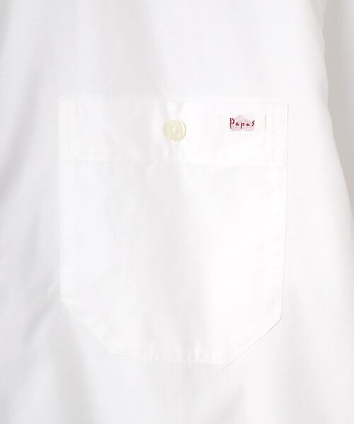 PAPAS / パパス シャツ・ブラウス | 【定番】超長綿100/2ブロード レギュラーカラーシャツ | 詳細1