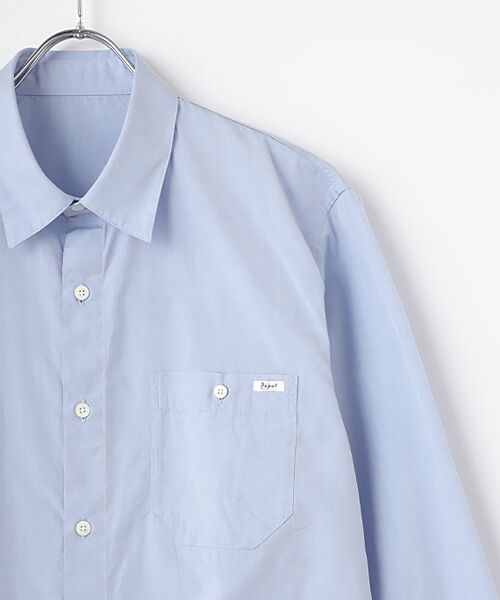 PAPAS / パパス シャツ・ブラウス | 【定番】超長綿100/2ブロード レギュラーカラーシャツ | 詳細3