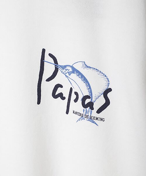 PAPAS / パパス Tシャツ | 【定番】40/2甘撚天竺長袖Tシャツ | 詳細2