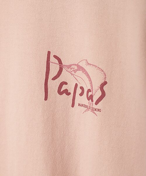 PAPAS / パパス Tシャツ | 【定番】40/2甘撚天竺長袖Tシャツ | 詳細9