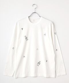 スーピマ甘撚り天竺 プリントTシャツ【シロクマ】