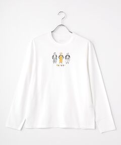 天竺プリント長袖Tシャツ【workペンギン】