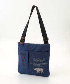 PAPAS / パパス ショルダーバッグ | ナイロンショルダーバッグ【ロゴ＋サイ】