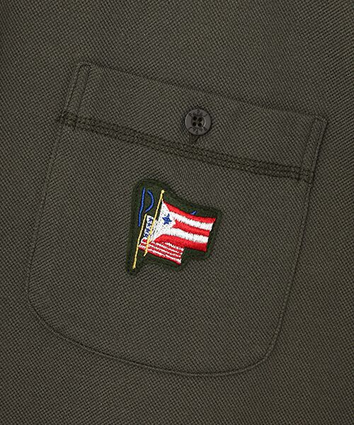 PAPAS / パパス Tシャツ | エイトロック鹿の子ヘンリーネックTシャツ | 詳細6