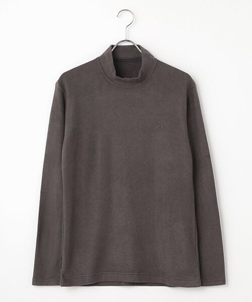 PAPAS/パパス ソリストヒートスムース ハイネックTシャツ スミクロ LL PAPAS/パパス ソリストヒートスムース ハイネックTシャツ スミクロ LL
