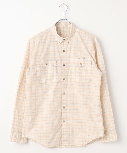 PAPAS/パパス ローンアーカイブチェックシャツ ライトピンク系 L PAPAS/パパス ローンアーカイブチェックシャツ ライトピンク系 L