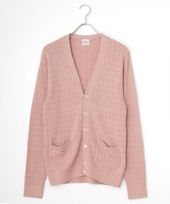 PAPAS / パパス カーディガン・ボレロ | コットンメランジ天竺16G カーディガン