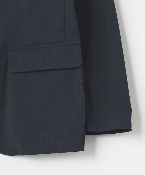 PAPAS / パパス テーラードジャケット | COOLMAX/コットンサッカー ジャケット | 詳細4