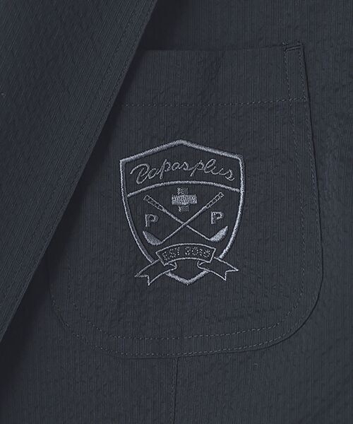 PAPAS / パパス テーラードジャケット | COOLMAX/コットンサッカー ジャケット | 詳細5