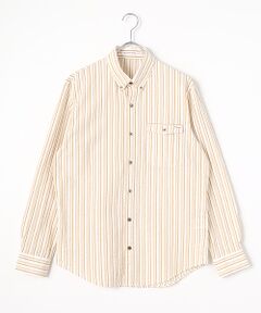 PAPAS / パパス シャツ・ブラウス | コットンドビーサッカーストライプシャツ