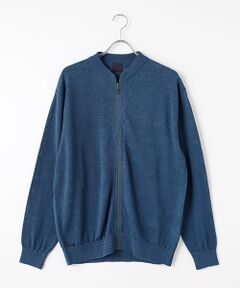 PAPAS / パパス ブルゾン | ユーロリネン天竺10G ニットブルゾン