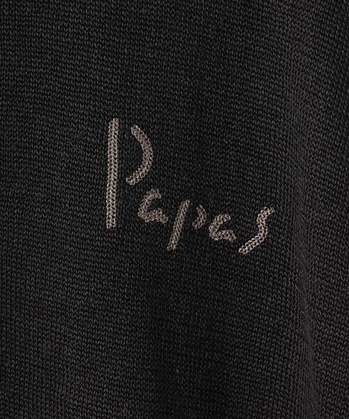 PAPAS / パパス ブルゾン | ユーロリネン天竺10G ニットブルゾン | 詳細3