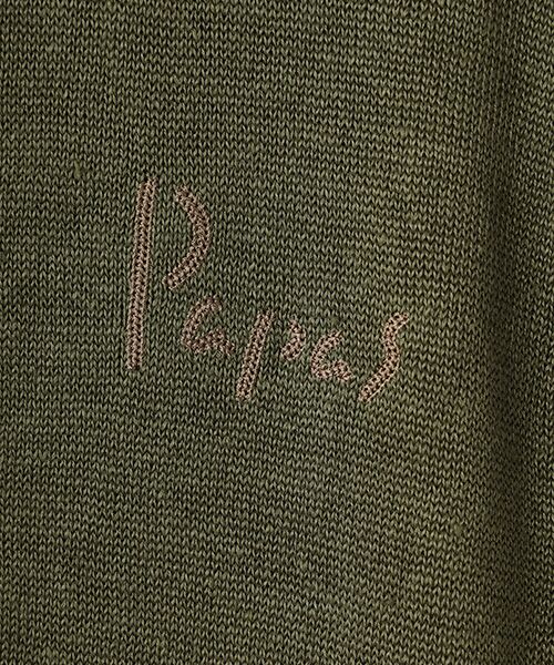 PAPAS / パパス ブルゾン | ユーロリネン天竺10G ニットブルゾン | 詳細13