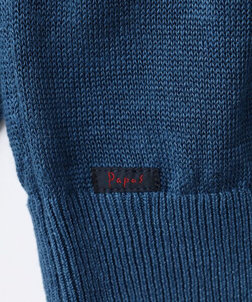 PAPAS / パパス ブルゾン | ユーロリネン天竺10G ニットブルゾン | 詳細2