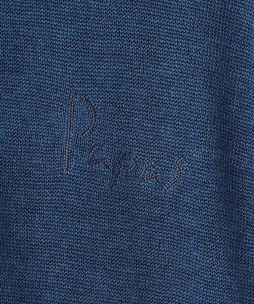 PAPAS / パパス ブルゾン | ユーロリネン天竺10G ニットブルゾン | 詳細3