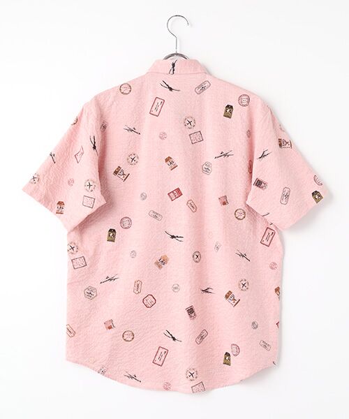 PAPAS パパス 半袖シャツ 胸プリント 楽天市場】【中古】 パパスPapas ISLAND コットンアロハプリント