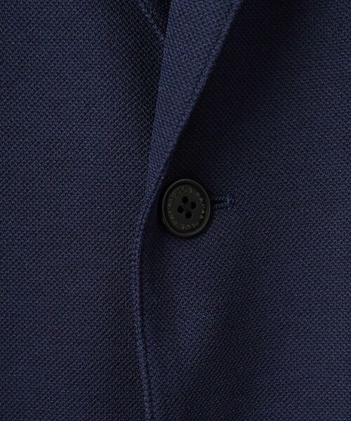 PAPAS / パパス テーラードジャケット | リネンライクポリエステル鹿の子 ジャケット | 詳細5