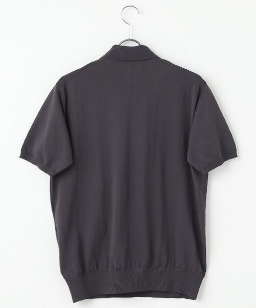 PAPAS / パパス ポロシャツ | コットン/ポリエステル16G ニットポロシャツ | 詳細1