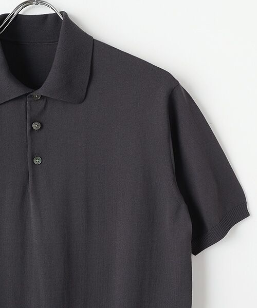 PAPAS / パパス ポロシャツ | コットン/ポリエステル16G ニットポロシャツ | 詳細2