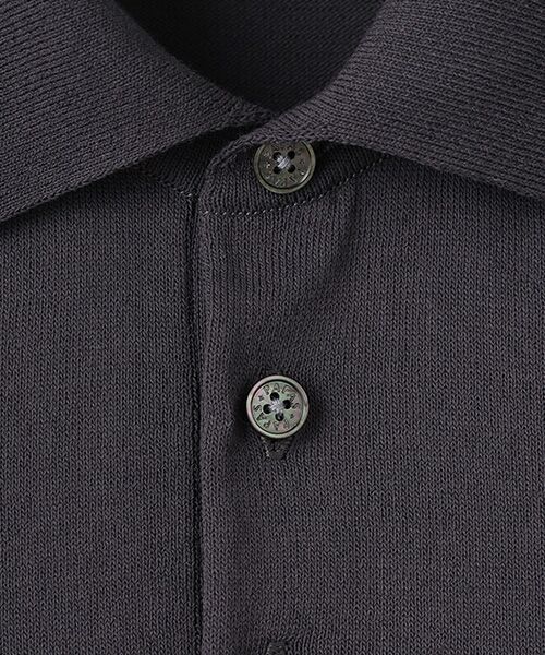 PAPAS / パパス ポロシャツ | コットン/ポリエステル16G ニットポロシャツ | 詳細4