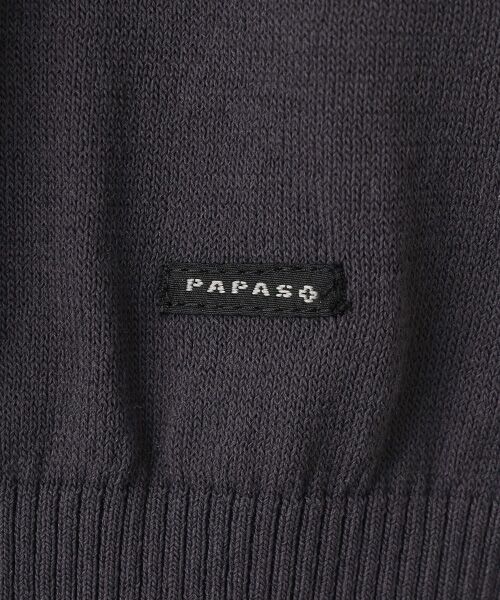 PAPAS / パパス ポロシャツ | コットン/ポリエステル16G ニットポロシャツ | 詳細5