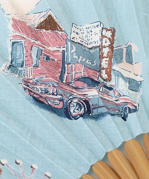 PAPAS / パパス その他小物 | 老舗扇子店『伊場仙』コラボレーション扇子【NEON SIGN】 | 詳細4