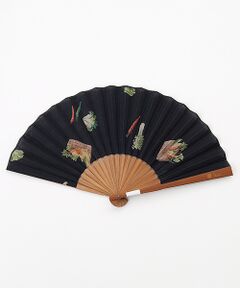 パパス-papas- メンズ　ベスト　美品　メガネ柄　眼鏡　日本製 パパスPapas カシミヤ混ウールヘンリーネックニットベスト 紺黒S