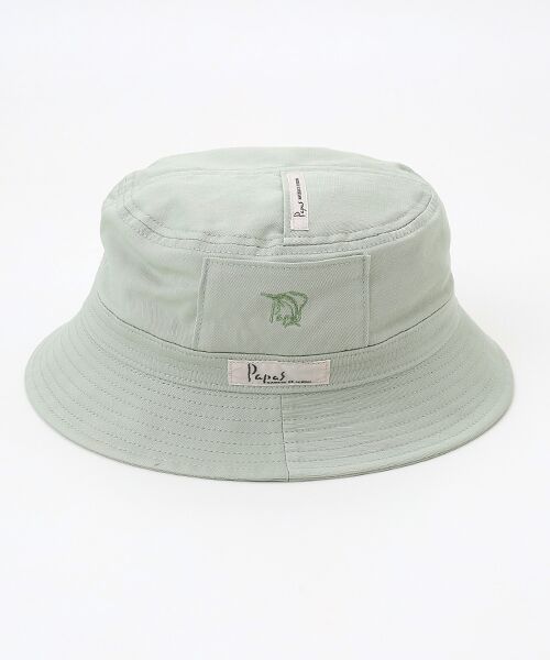 PAPAS / パパス ハット | コットンリネンギャバストレッチ 平天ハット | 詳細1