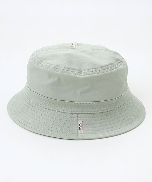 PAPAS / パパス ハット | コットンリネンギャバストレッチ 平天ハット | 詳細3