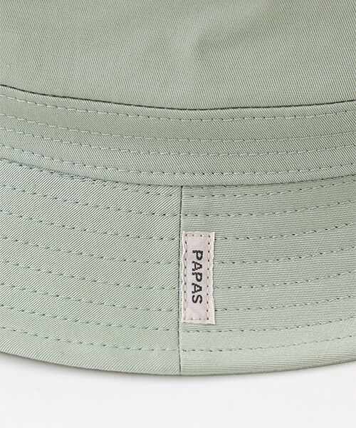 PAPAS / パパス ハット | コットンリネンギャバストレッチ 平天ハット | 詳細4