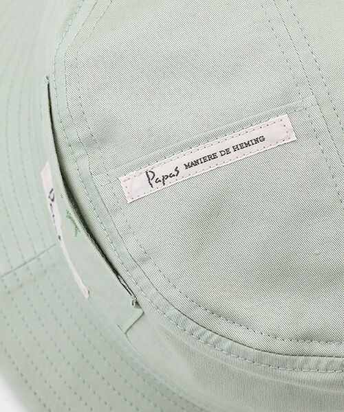 PAPAS / パパス ハット | コットンリネンギャバストレッチ 平天ハット | 詳細5