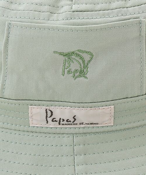 PAPAS / パパス ハット | コットンリネンギャバストレッチ 平天ハット | 詳細7