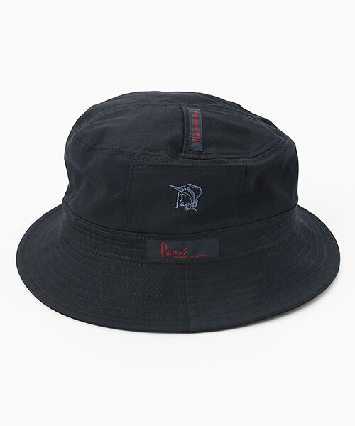 PAPAS / パパス ハット | コットンリネンギャバストレッチ 平天ハット | 詳細8