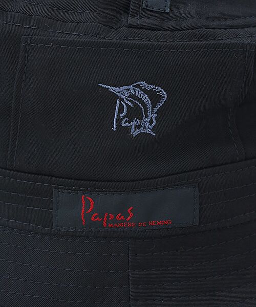 PAPAS / パパス ハット | コットンリネンギャバストレッチ 平天ハット | 詳細9