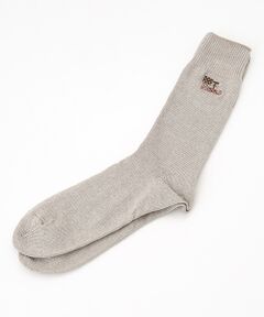 PAPAS / パパス ソックス | リネンソックス【イカリ＋ロゴ】