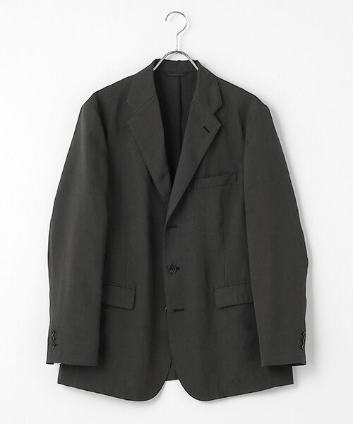 PAPAS / パパス テーラードジャケット | ライトマットクロス ジャケット（スミクロ）