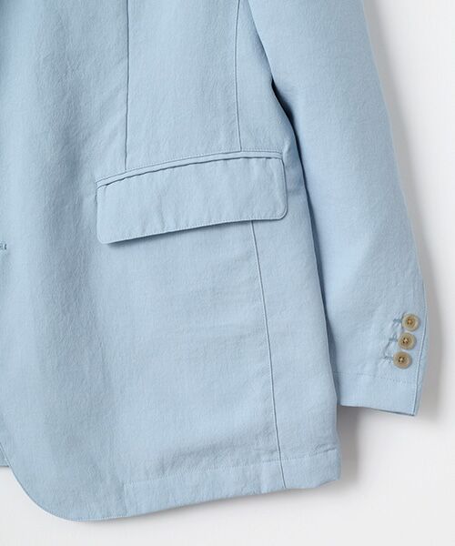 PAPAS / パパス テーラードジャケット | ライトマットクロス ジャケット | 詳細4