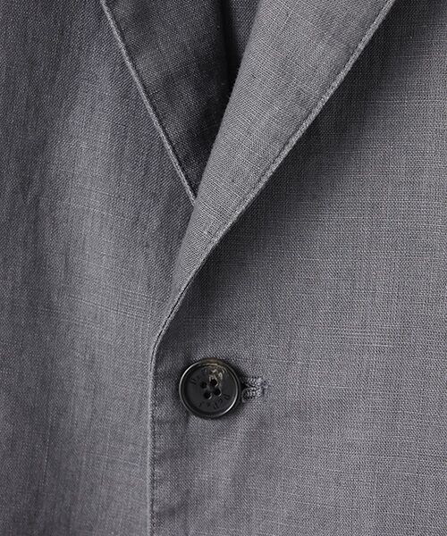 PAPAS / パパス テーラードジャケット | ヘンプ高密度マットビッグライズ ジャケット | 詳細1