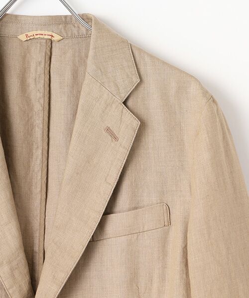 PAPAS / パパス テーラードジャケット | ヘンプ高密度マットビッグライズ ジャケット | 詳細3