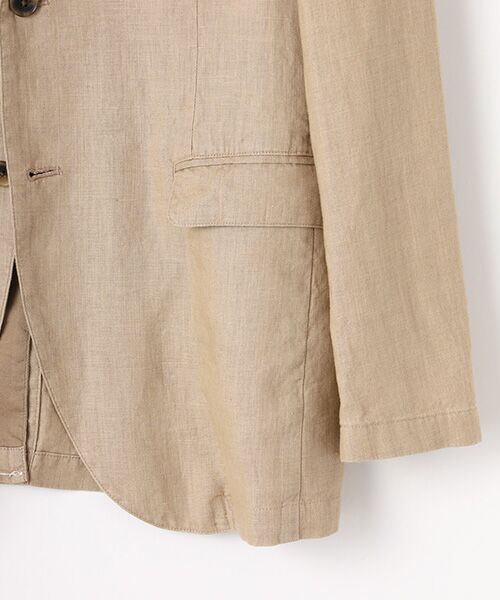 PAPAS / パパス テーラードジャケット | ヘンプ高密度マットビッグライズ ジャケット | 詳細4