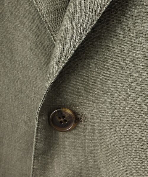 PAPAS / パパス テーラードジャケット | ヘンプ高密度マットビッグライズ ジャケット | 詳細8